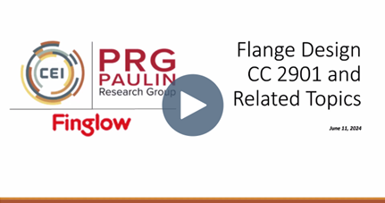 Flange and CC 2901 webinar